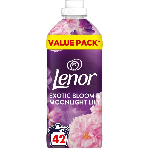 Lenor Fabric Conditioner 42 Washes Exotic Bloom & Moonlight Lily (1.386 Litre)