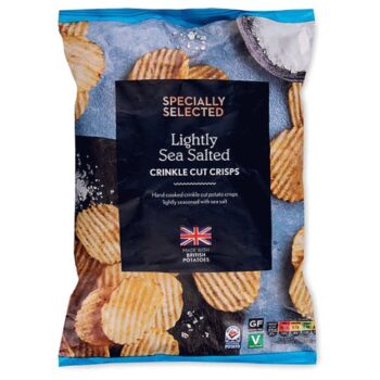 Lightly Sea Salted Crinkle Cut Crisps