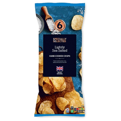 Lightly Sea Salted Hand Cooked Crisps (6)