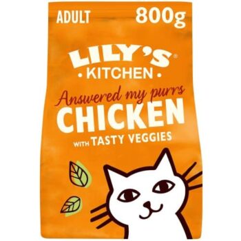 Lily's Kitchen Adult Chicken Casserole Dry Cat Food Healthy Herbs - Complete & Delicious (800g)