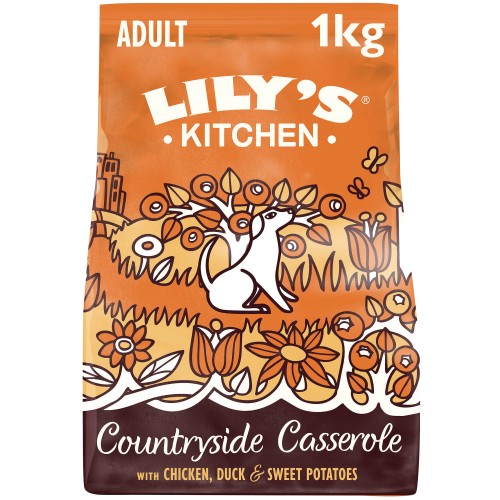 Lily's Kitchen Chicken & Duck Countryside Casserole Adult Dry Food (1kg)