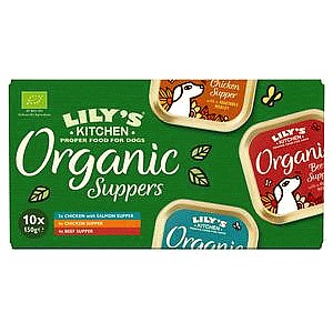Lily's Kitchen Organic Suppers Wet Dog Food Multipack (10 x 150g)