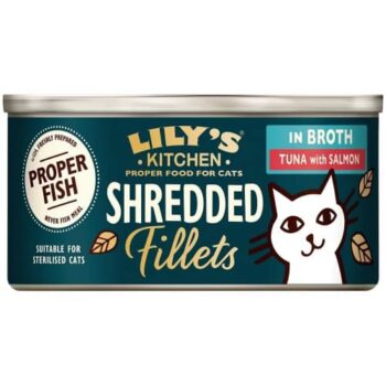 Lily's Kitchen Shredded Fillets Tuna & Salmon Wet Food for Cats (70g)