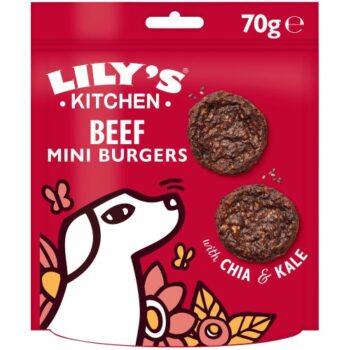 Lily's Kitchen The Best Ever Beef Mini Burgers for Dogs (70g)