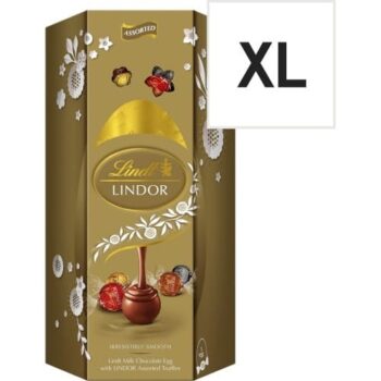 Lindt Lindor Gold Milk Chocolate Easter Egg (348g)