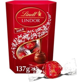 Lindt Lindor Milk Chocolate Truffles Box (137g)