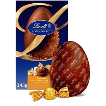 Lindt Milk Chocolate Egg with Popcorn (245g)