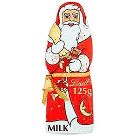 Lindt Santa Milk Chocolate (125g)