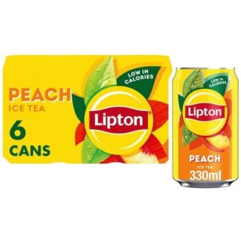 Lipton Ice Tea Peach Cans (6 x 330ml)