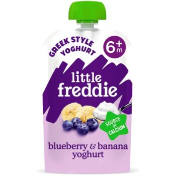 Little Freddie Organic Blueberry Banana Greek Yogurt Pouch 6M+ (100g)