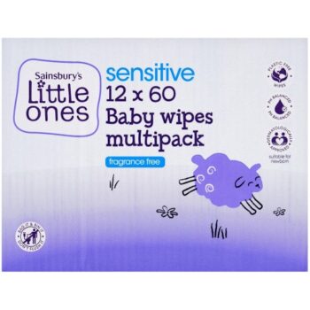 Little Ones Fragrance Free Baby Wipes 12x60
