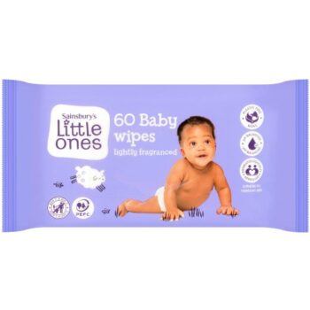 Little Ones Fragranced Baby Wipes (60)