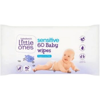 Little Ones Sensitive Baby Wipes (60)