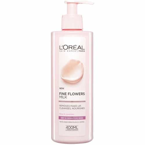 L'Oreal Paris Fine Flowers Cleansing Milk Sensitive Skin (400ml)
