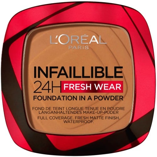 L'Oreal Paris Infallible 24H Fresh Wear Foundation Powder 330 Hazelnut