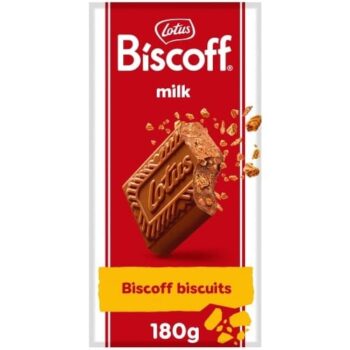 Lotus Biscoff Milk Chocolate with Biscoff Crumbs (180g)