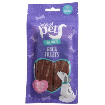 Love Of Pets Duck Fillets Dog Treats (60g)