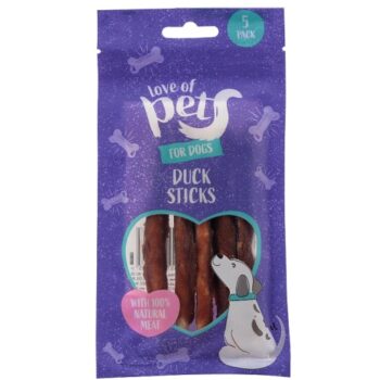 Love of Pets For Dogs Duck Sticks (5Pack) (50g)