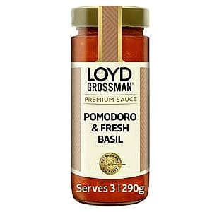 Loyd Grossman Pomodoro & Fresh Basil Pasta Sauce (290g)