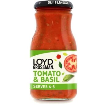 Loyd Grossman Tomato & Basil Pasta Sauce (660g)