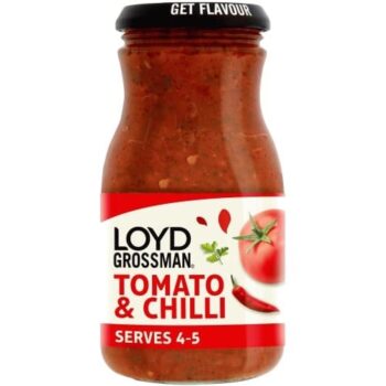 Loyd Grossman Tomato & Chilli Pasta Sauce (660g)