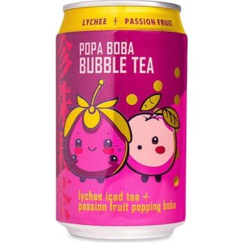 Lychee & Passion Fruit Bubble Tea