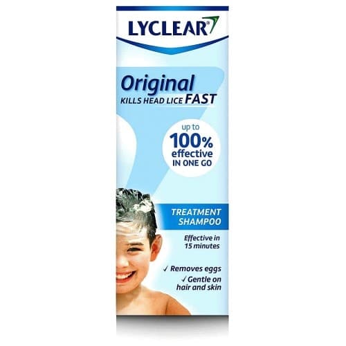 Lyclear Original Head Lice Treatment Shampoo + Comb (200ml)