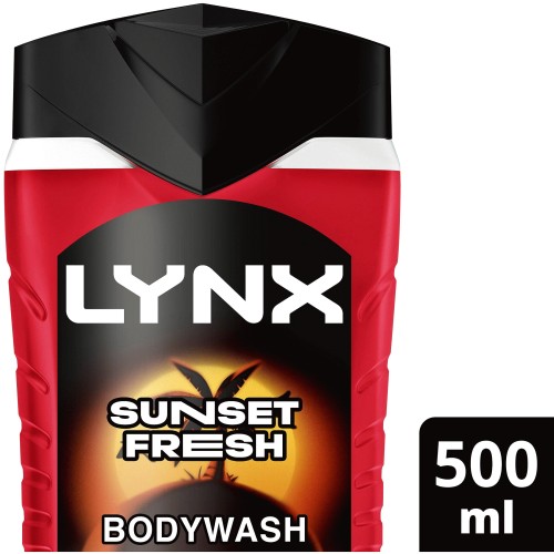 Lynx 3-in-1 Body Wash Sunset Fresh (500ml)