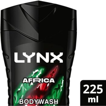 Lynx Africa Shower Gel Refreshing Fragrance Body Wash (225ml)