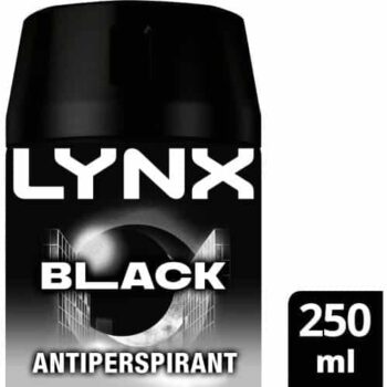 Lynx Black Antiperspirant Deodorant Spray (250ml)