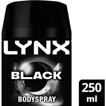 Lynx Black Bodyspray Deodorant XXL Men (250ml)