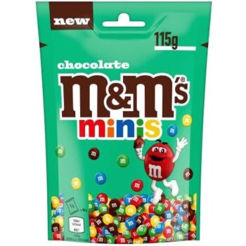M&M's Minis Milk Chocolate Bites Pouch Bag (115g)