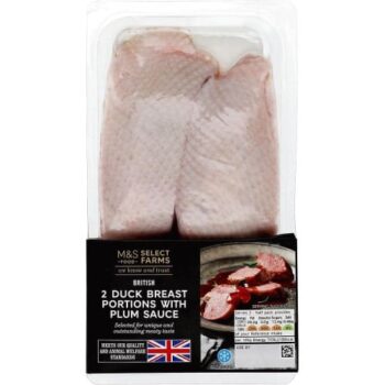 M&S 2 British Duck Breasts with Plum Sauce