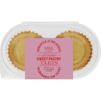 M&S All Butter Sweet Pastry Tartlets (144g)