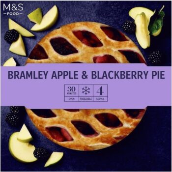 M&S Apple & Blackberry Puff Pastry Pie