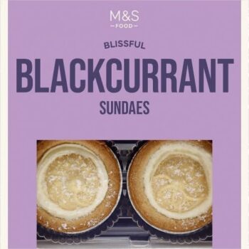 M&S Blackcurrant Sundaes