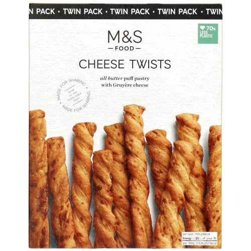 M&S Cheese Twists Twin Pack