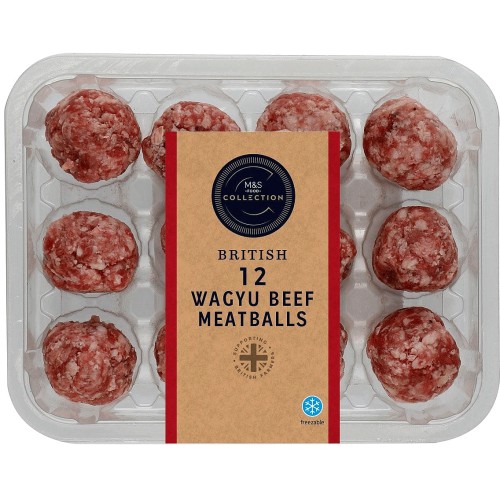 M&S Collection 12 Wagyu Beef Meatballs (300g)