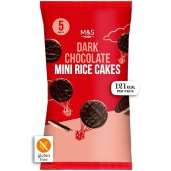 M&S Dark Chocolate Mini Rice Cakes (125g)