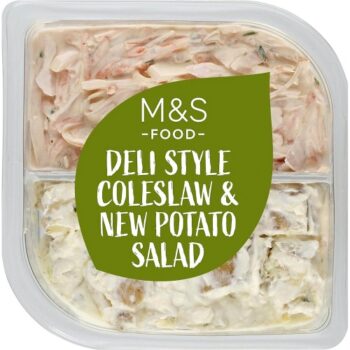 M&S Deli Style Coleslaw & Baby Charlotte Potato Salad Twinpack