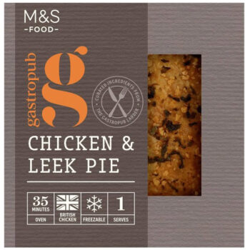 M&S Gastropub Chicken & Leek Pie for One (250g)