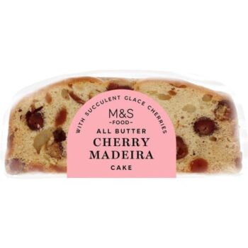M&S Glace Cherry Madeira Cake