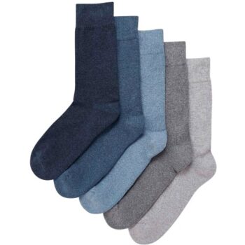 M&S Mens Cool & Fresh Cushioned Socks 6-8 Blue (5)