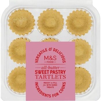 M&S Mini All Butter Sweet Pastry Tartlets