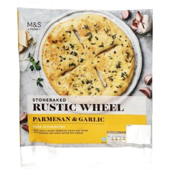 M&S Parmesan & Garlic Rustic Bread Wheel (295g)