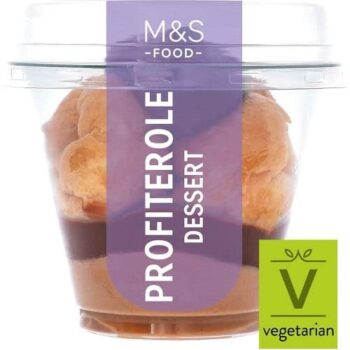 M&S Profiterole Dessert