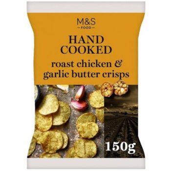 M&S Roast Chicken & Garlic Butter Crisps (150g)