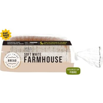 M&S Soft White Farmhouse Bread Loaf