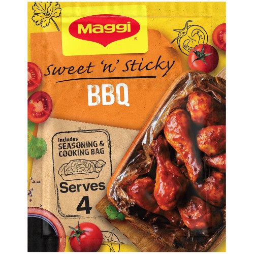 Maggi Juicy Sticky BBQ Chicken Herb & Spice Seasoning Mix (41g)