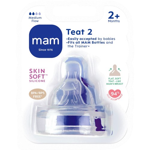 MAM Medium Flow Teats (2)